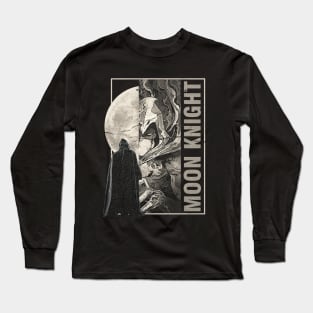 moon knight retro version Long Sleeve T-Shirt